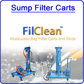 FilClean MS2 Mudsucker Filter Cart